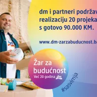 „Žar za budućnost“: dm i partneri izdvajaju gotovo 90.000 KM za 20 projekata širom Bosne i Hercegovine