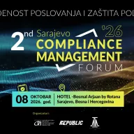 Vrhunski regionalni stručnjaci stižu u Sarajevo: Otvorene prijave za 2nd Sarajevo Compliance Management Forum