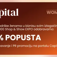 Capital obezbijedio 20% popusta za izlagače Women 100 Expo