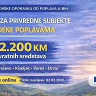 Otvoren Javni poziv: Podrška za privredne subjekte pogođene poplavama 2024. godine