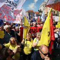 Protesti u Zagrebu: Sindikati traže veće plate, penzije i pravedniju raspodjelu dobiti