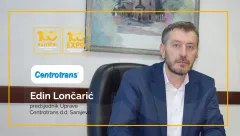 Edin Lončarić, predsjednik Uprave  Centrotrans d.d.  Sarajevo: Želimo biti prepoznati kao kompanija koja nudi kompletno rješenje mobilnosti