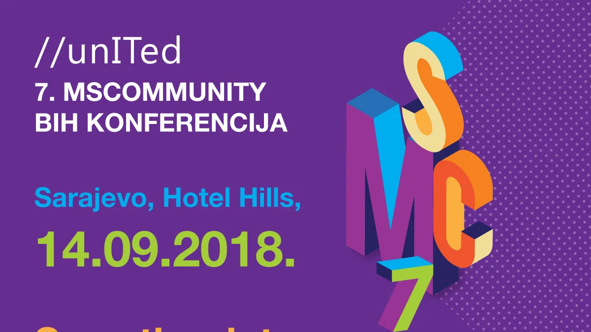 7. MSCommunity BiH konferencija očekuje nas u septembru