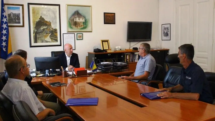 Dunović s predstavnicima Binas d.d. Bugojno o problemima u toj firmi