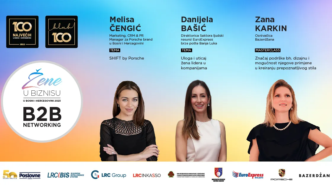 B2B Klub 100 – Žene u biznisu: Prilika za nove poslovne kontakte i uspješne saradnje
