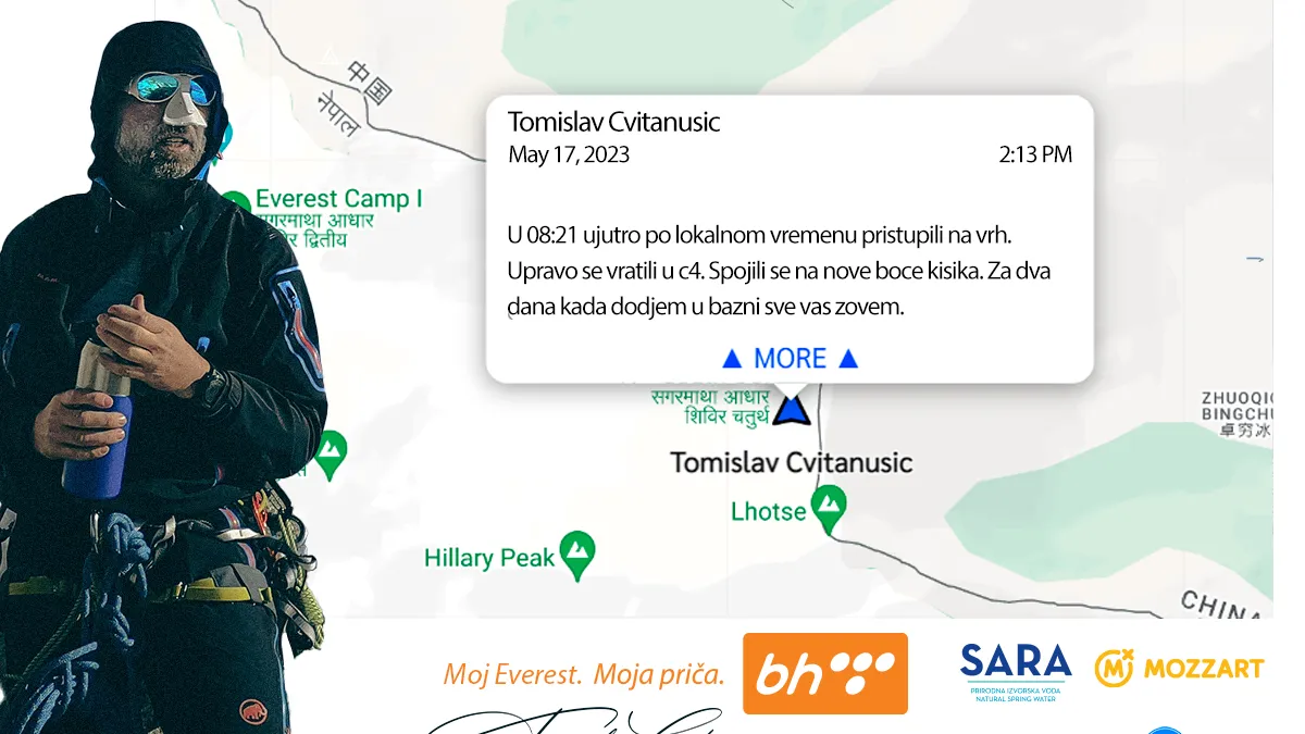 Tomo Cvitanušić se popeo na Mount Everest
