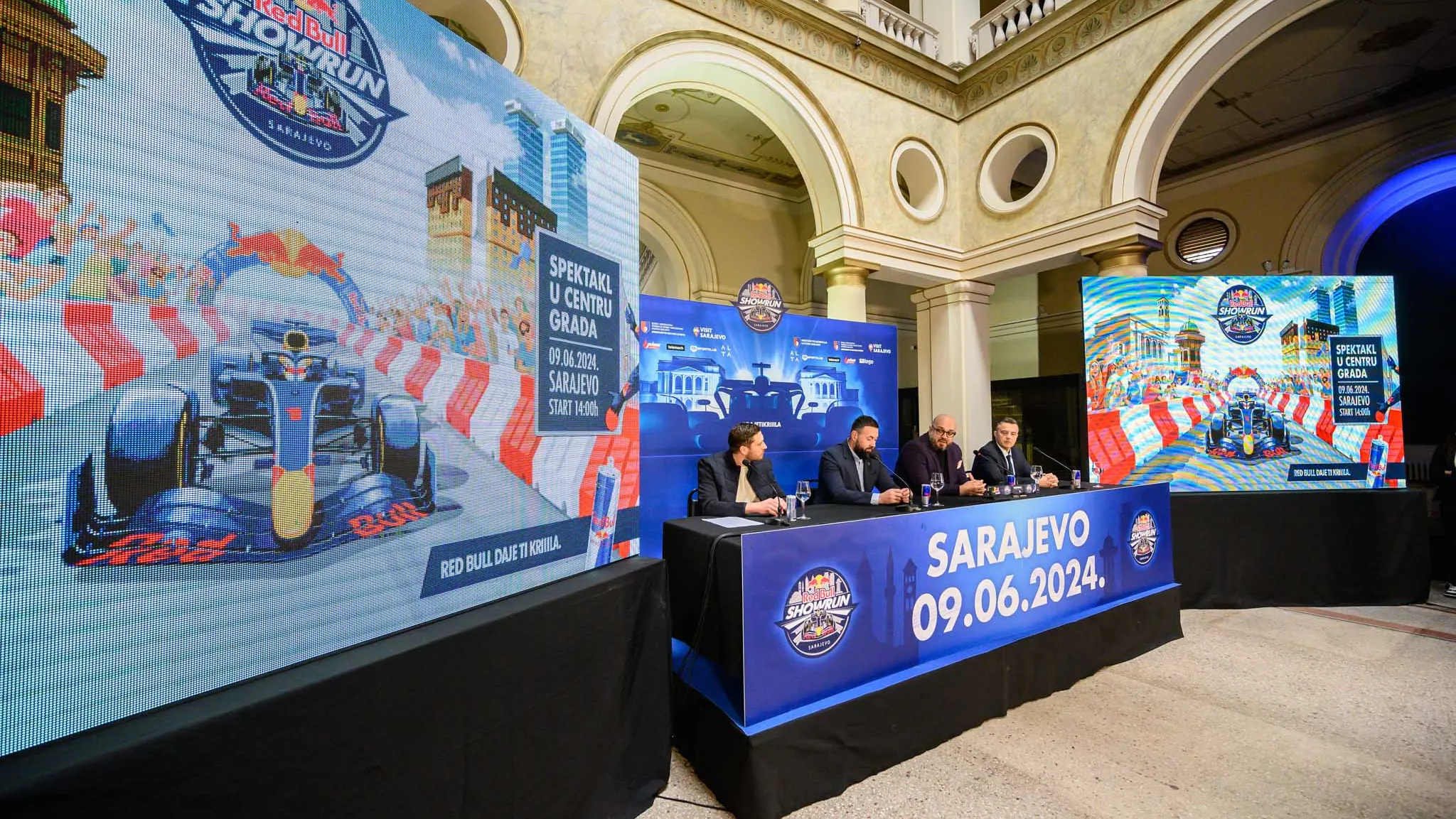 Sarajevo centar svijeta 9. juna- svjetski spektakl s Red Bull Racing F1 bolidom