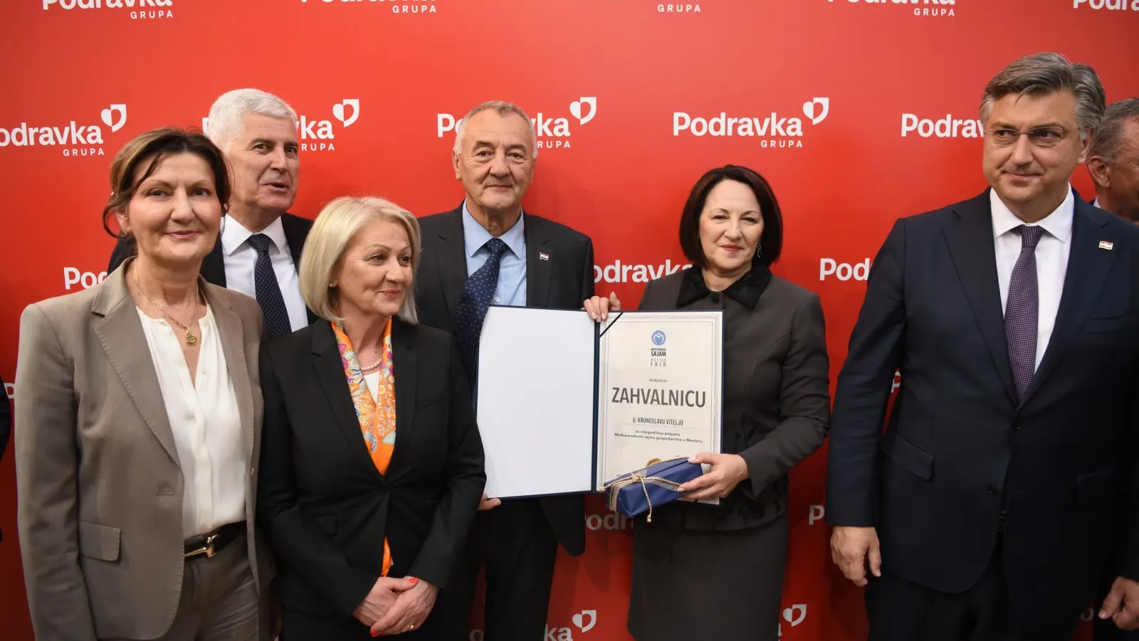 Podravki priznanje od Mostarskog sajma za kontinuiranu potporu i doprinos održivosti sajm