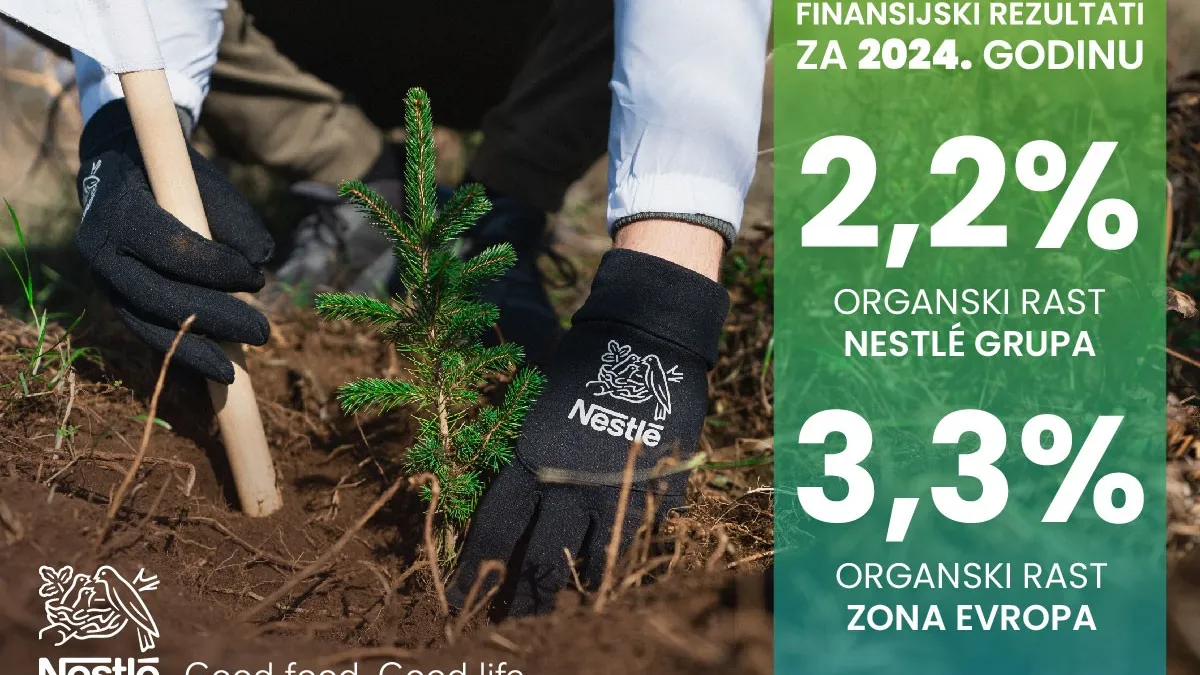 Kompanija Nestlé u 2024. godini ostvarila organski rast od 2,2%