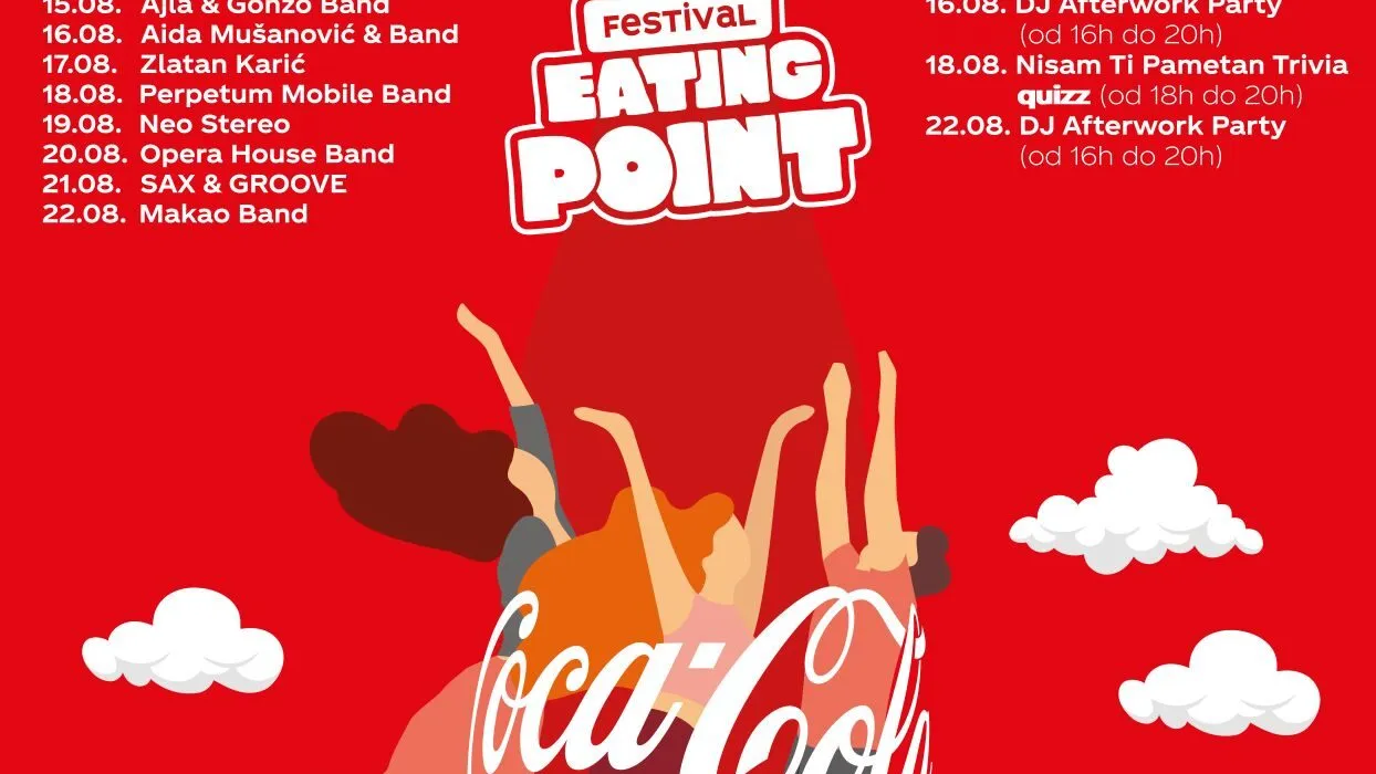 Festival Eating Point by Coca-Cola: Dani filma, muzike i dobre hrane