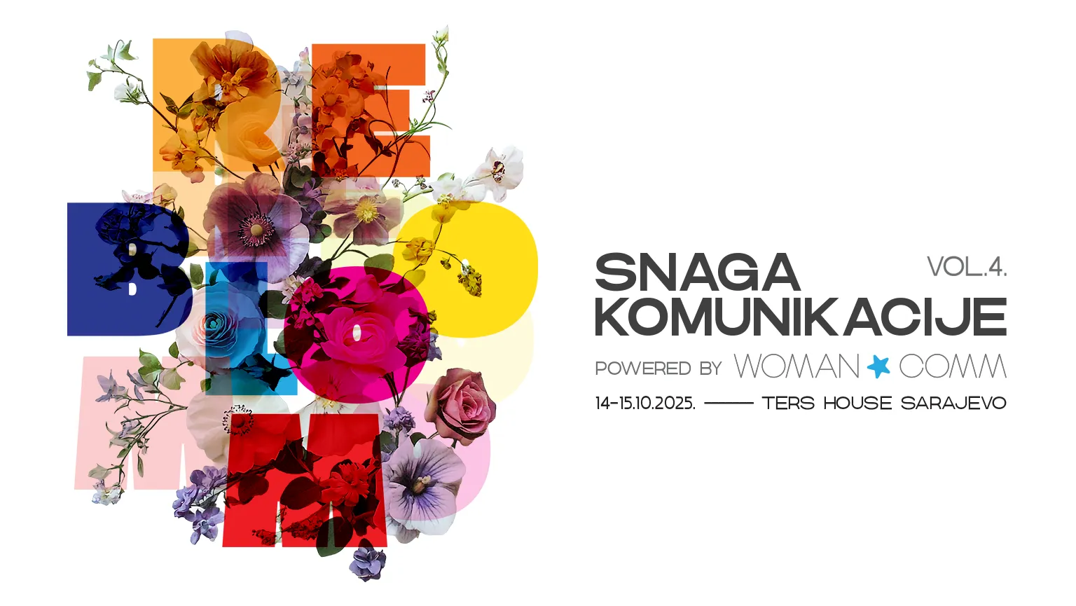 Snaga Komunikacije IV – REBLOOM: Sarajevo u oktobru postaje centar regionalne komunikacijske scene