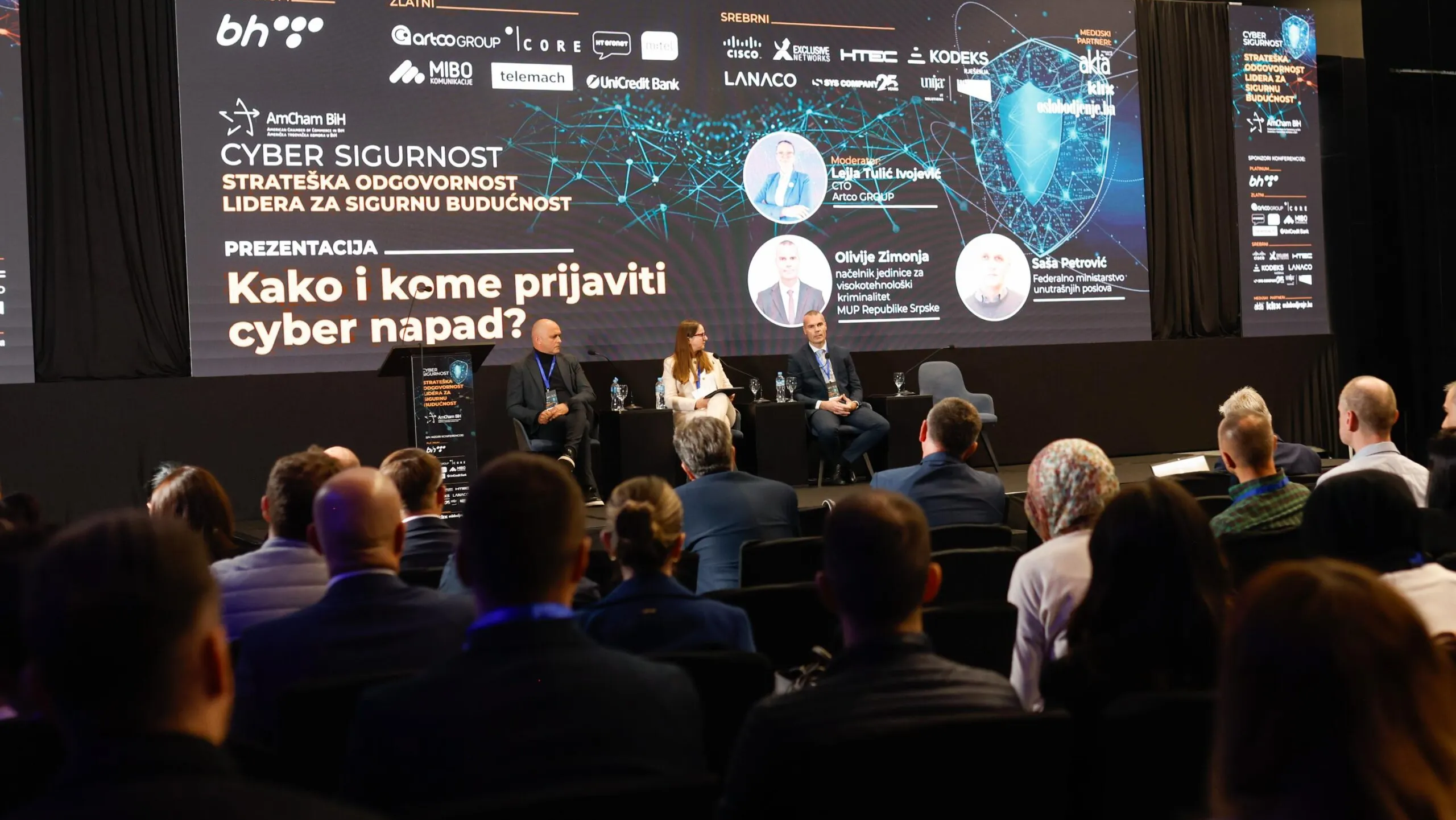 Lideri i stručnjaci na petoj AmCham BiH konferenciji “Cyber Sigurnost: Strateška odgovornost lidera za sigurnu budućnost”