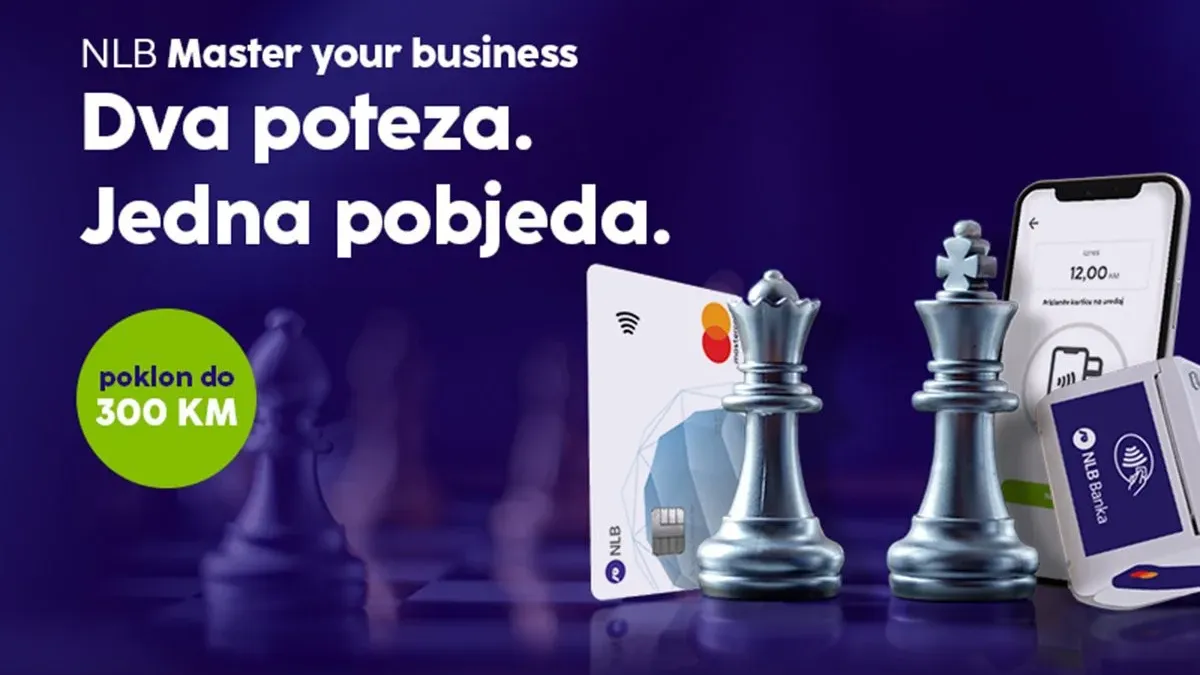 Potezi za pobjedu: Aktivacija NLB POS i NLB Mastercard Business kartice ima niz pogodnosti