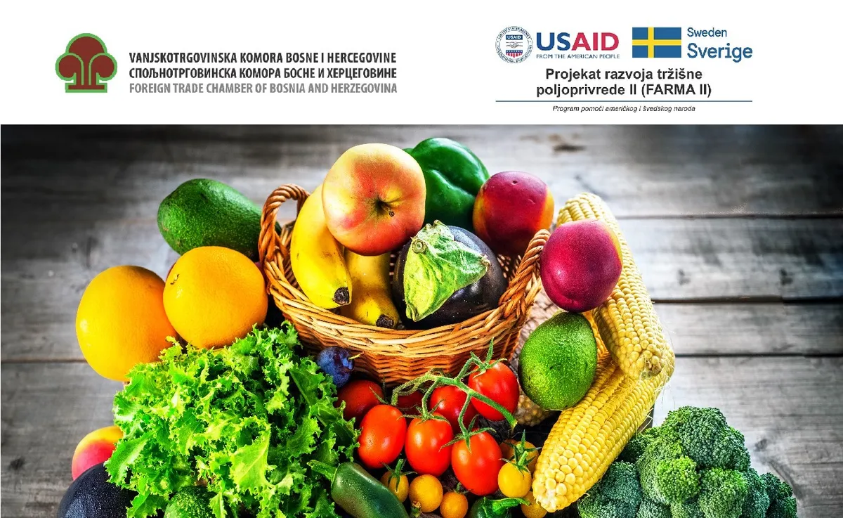 Prezentacija vanjskotrgovinske razmjene BiH za sektor voća i povrća