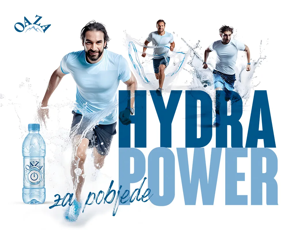 Oazina moć hidratacije u HYDRA POWER bočici