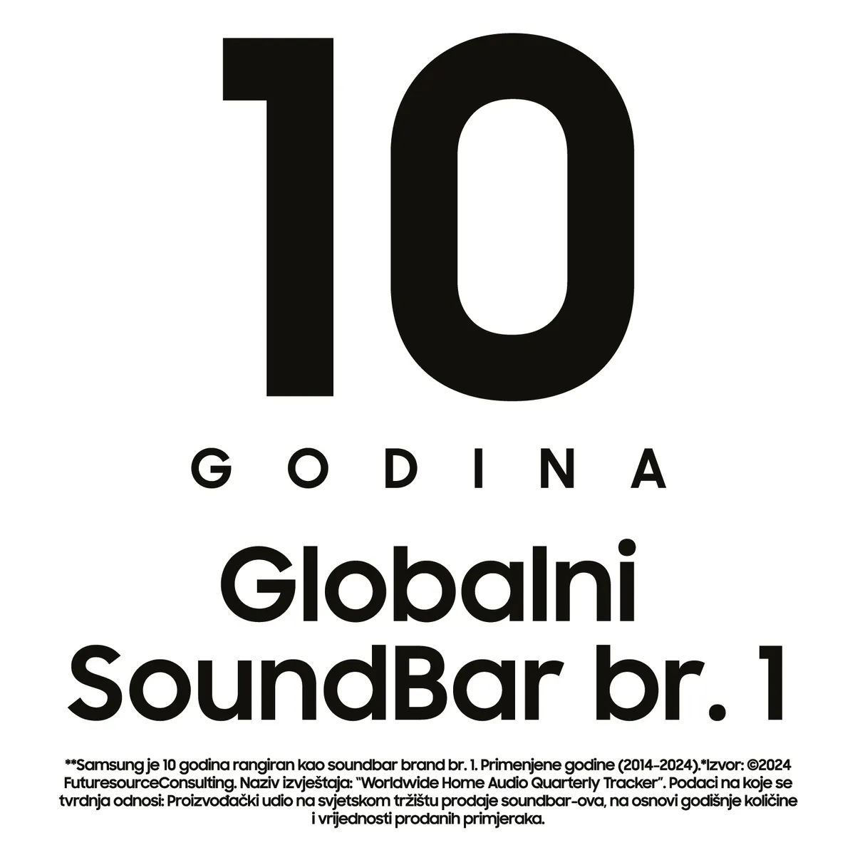 Samsung slavi deceniju liderstva na svjetskom tržištu soundbarova