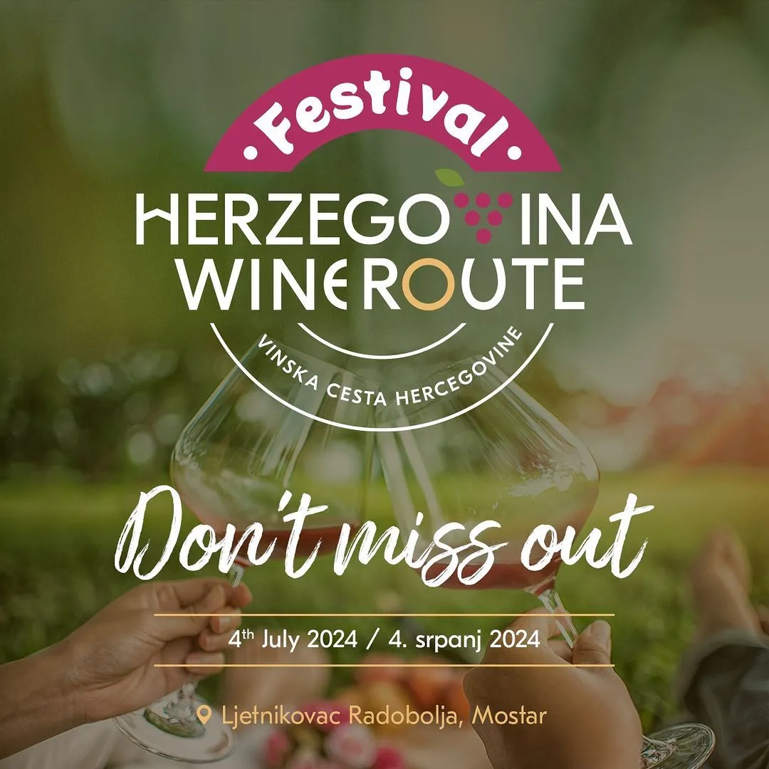 VTK/STK BiH 4.7. organizira Festival Vinske ceste Hercegovine