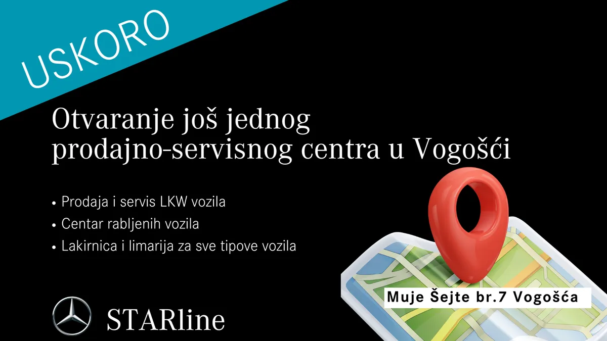 STARline Sarajevo uskoro otvara još jedan prodajno-servisni centar u Vogošći