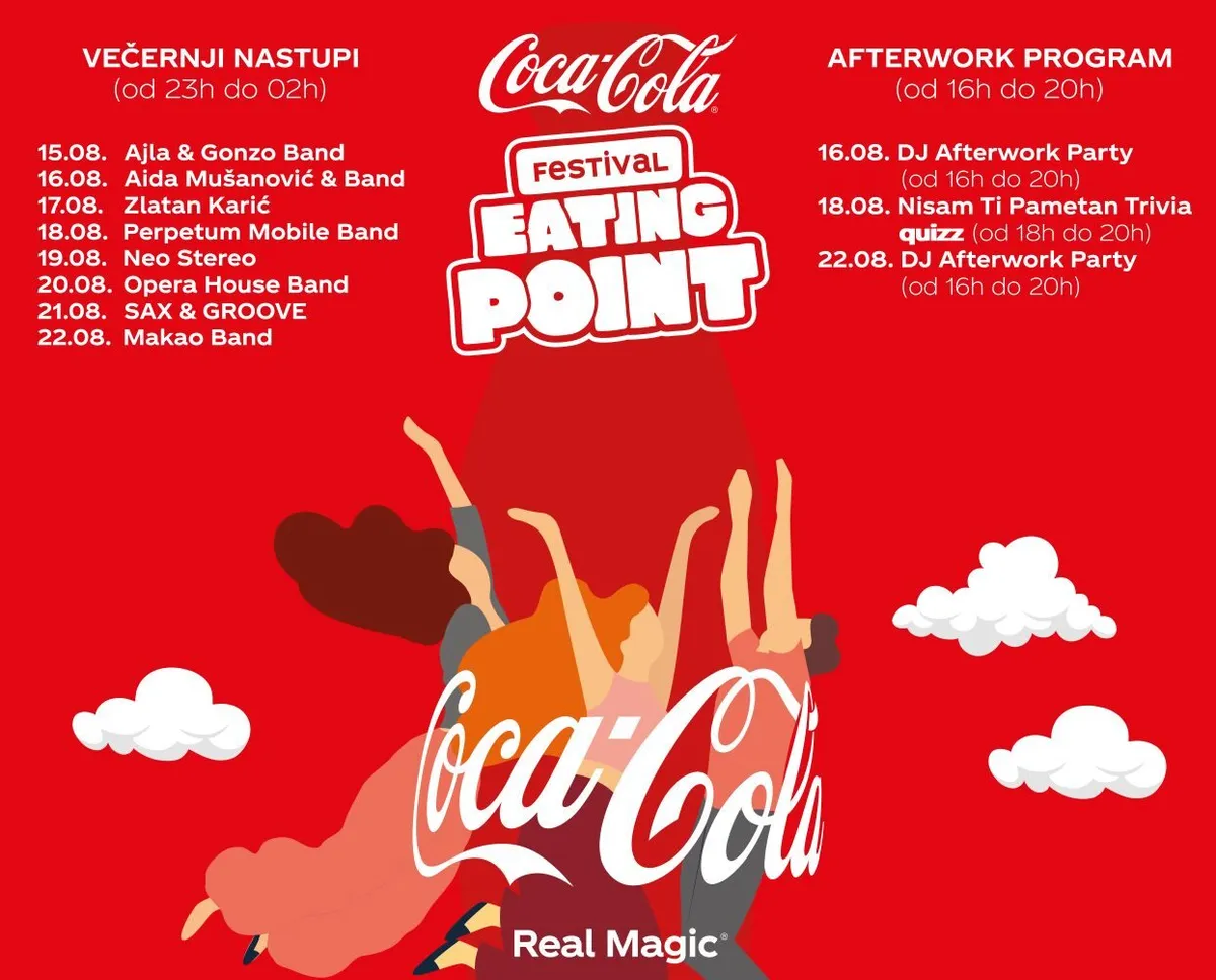 Festival Eating Point by Coca-Cola: Dani filma, muzike i dobre hrane