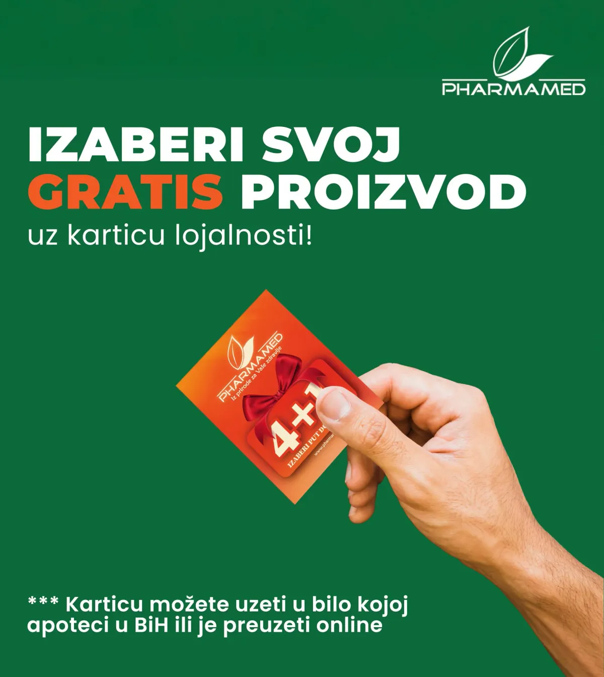 Briga o zdravlju se isplati: Pharmamed uveo 4+1 karticu lojalnosti