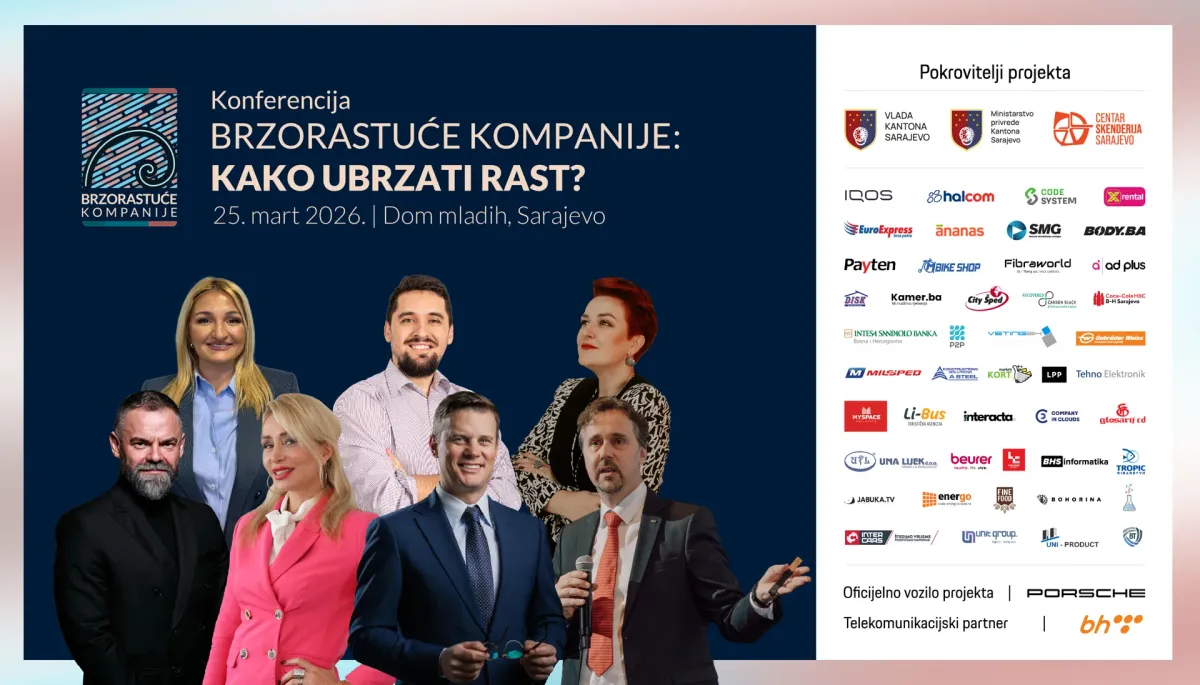  Brzorastuće kompanije Adria 1000: Konferencija 25. marta otkriva kako ubrzati rast