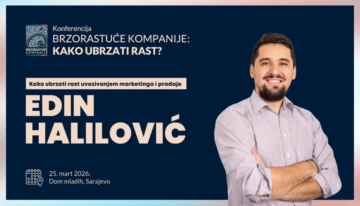 Edin Halilović, Lilium agencija: Marketing bez prodaje je bačen novac, a prodaja bez marketinga propušten rast