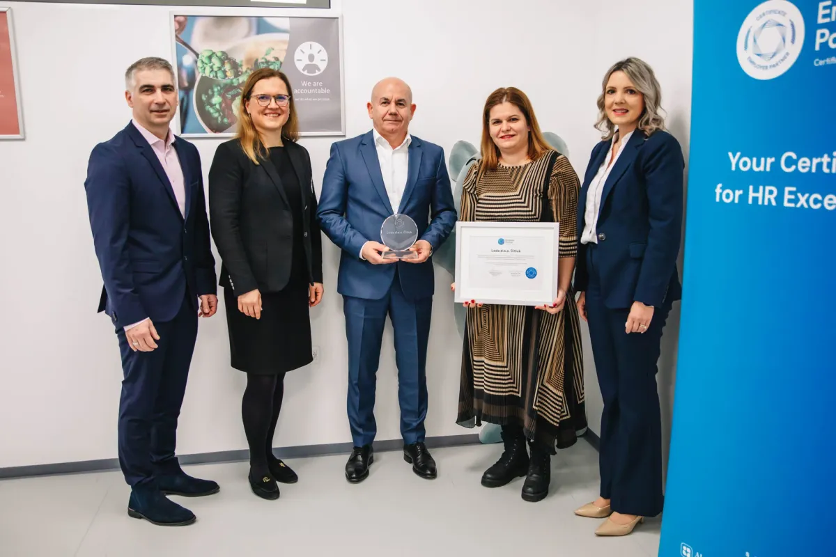 Ledo Čitluk među nositeljima Employer Partner certifikata