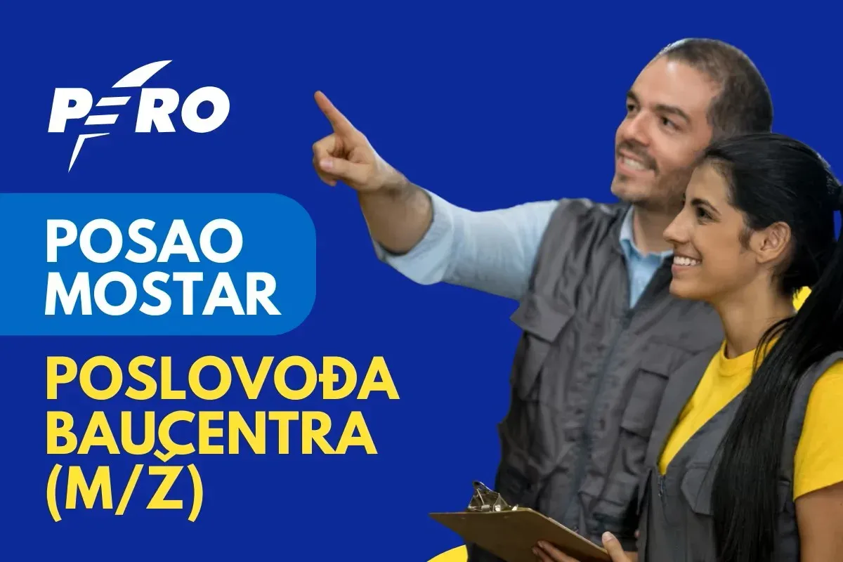 Traži se poslovođa: PERO nudi stabilan posao i mogućnost napredovanja