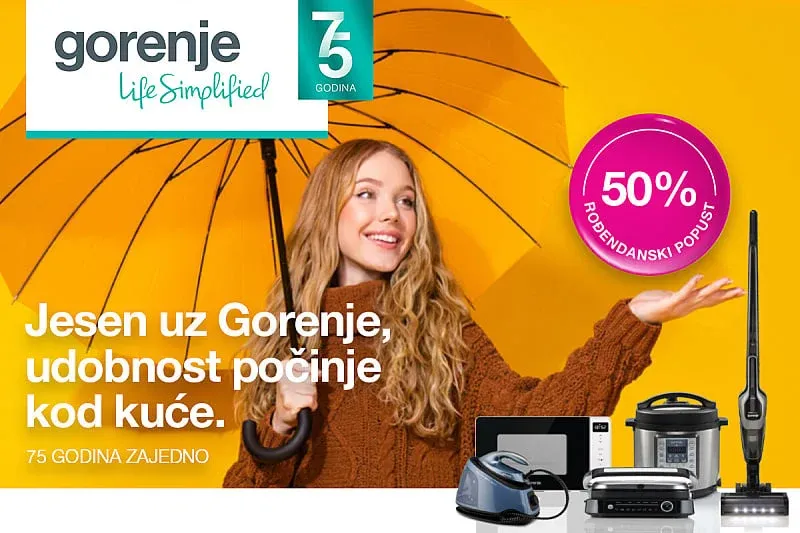 Gorenje slavi 75 godina inovacija koje život čine jednostavnijim