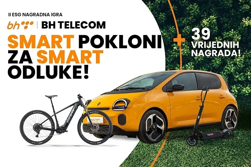 BH Telecom nagrađuje pametne odluke: II ESG nagradna igra "Smart pokloni za smart odluke"