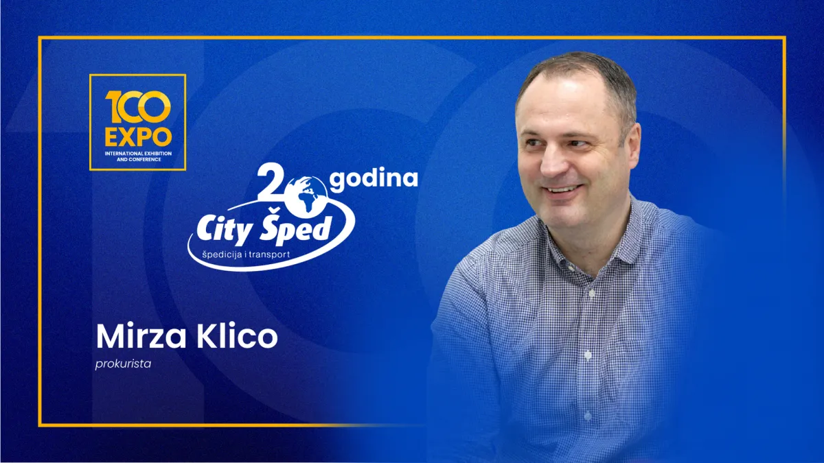 Mirza Klico, City Šped Sarajevo: Naš uspjeh nije rezultat sreće i slučajnosti, već znanja, truda i predanog rada