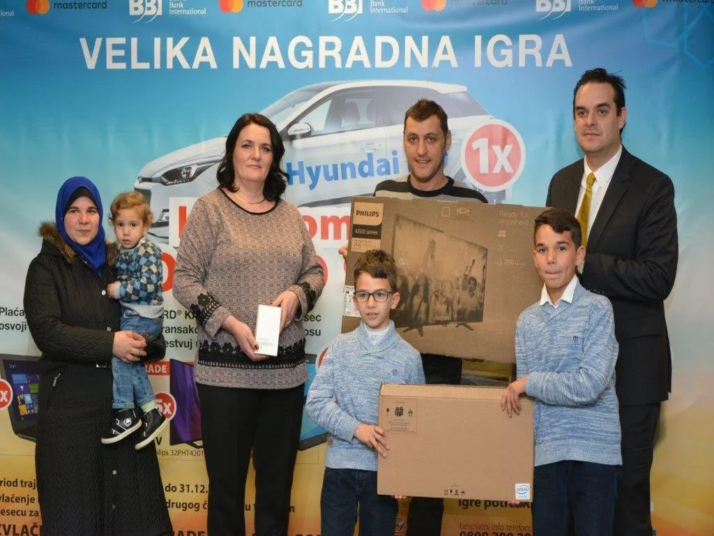 Uručene nagrade dobitnicima četvrtog kruga nagradne igre BBI Banke i Mastercarda