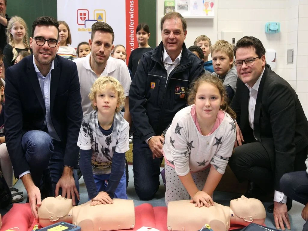 Pružanje prve pomoći u Beču se uči već od malih nogu