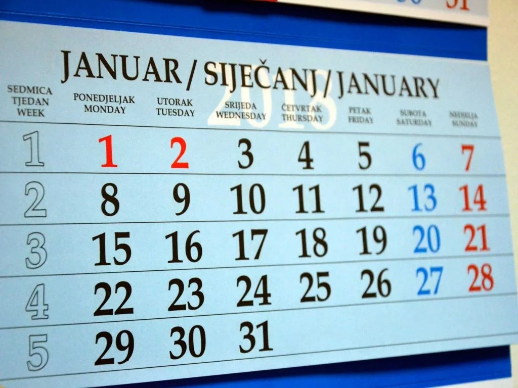 Za Novu godinu neradni dani 1.i 2. januar