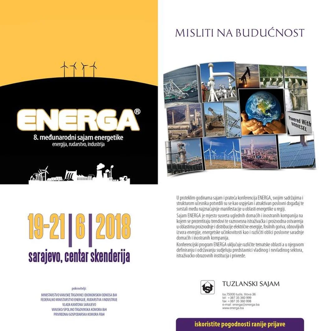 U junu će biti održan Osmi međunarodni sajam energetike ENERGA