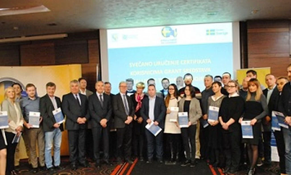 Uručeni certifikati inovativnim firmama koje su ispunile uslove za grant Side