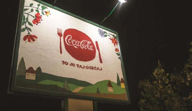 Coca-Cola pleteni bilbord u finalu Festivala globalnih medija