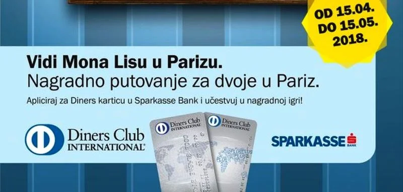 Nagradna igra Sparkasse Bank “Vidi Mona Lisu u Parizu!”