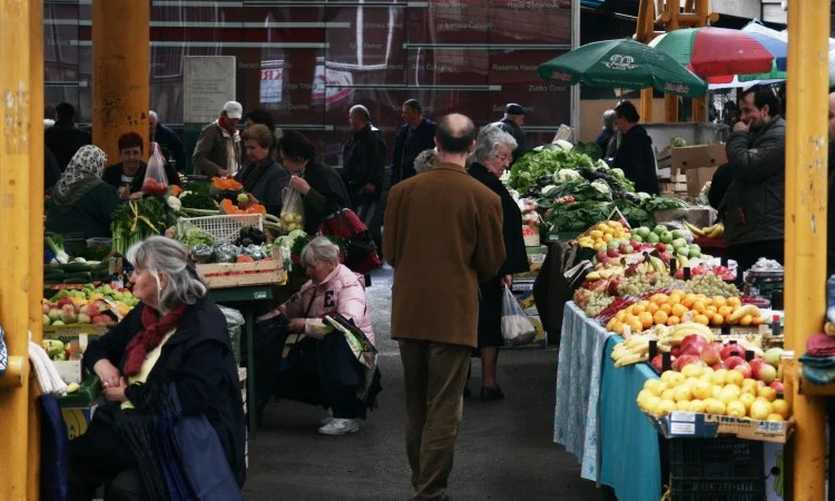 U martu smanjena prodaja poljoprivrednih proizvoda na tržnicama u FBiH
