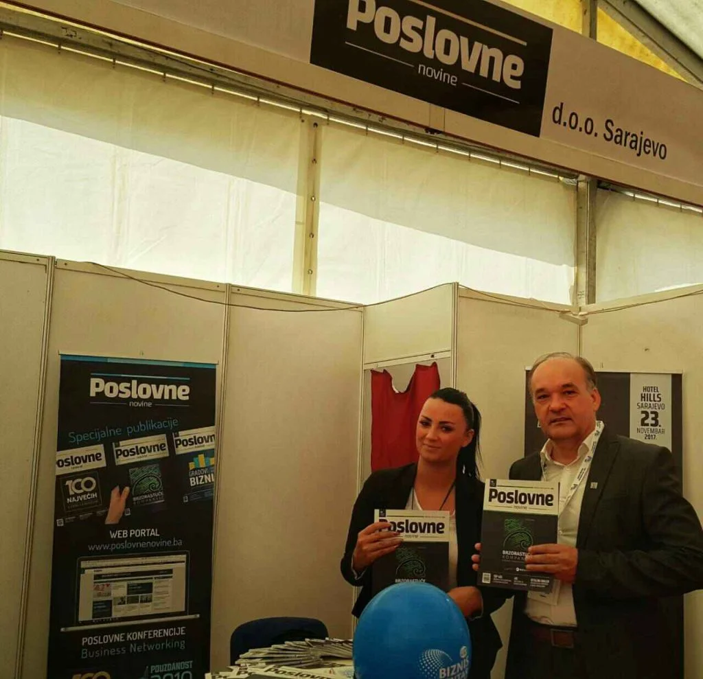 Izudin Ahmetlić, vlasnik Hifa Oila, posjetio štand Poslovnih novina