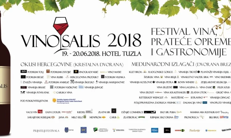 U utorak počinje VinoSalis: Tuzla postaje grad vina i soli