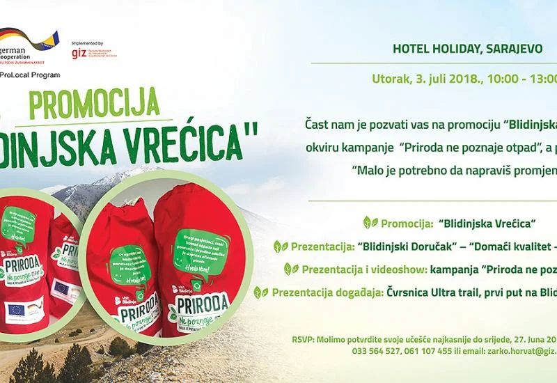 Kreirane prve brendirane višekratne ‘Blidinjske vrećice'