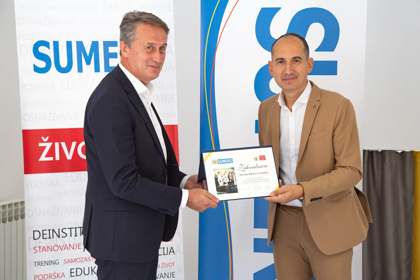 Sumero uz Porsche BH brže do društva jednakih mogućnosti u BiH