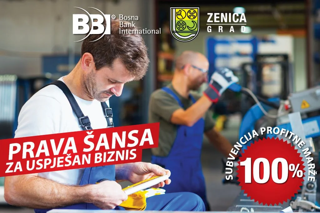 Objavljen Javni poziv za subvencionirane linije Grada Zenica i BBI banke