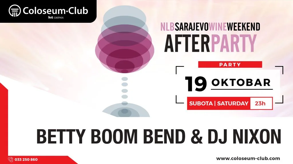 'Sarajevo Wine Weekend' after party u Coloseum Clubu