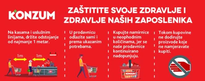 Konzum, Sarajevski kiseljak, Ledo, Zvijezda, PikaKartica i Mercator odlučili donirati novčana sredstva za nabavku testova za utvrđivanje zaraze korona virusom