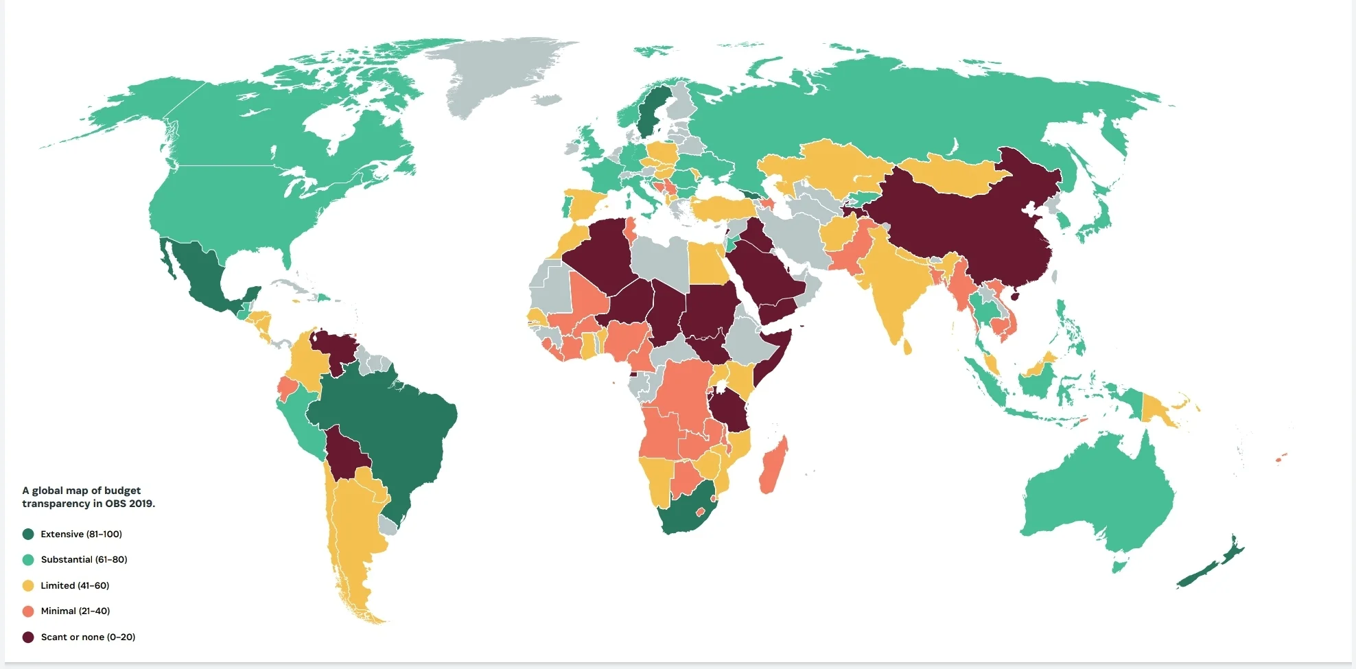 Pad Bosne i Hercegovine na rang listi budžetske transparentnosti