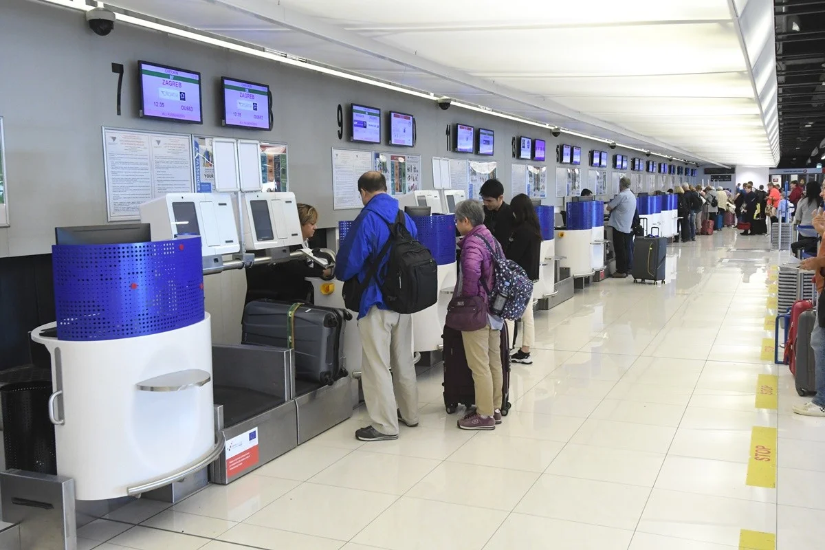 Na hrvatskim aerodromima 81 odsto manje putnika