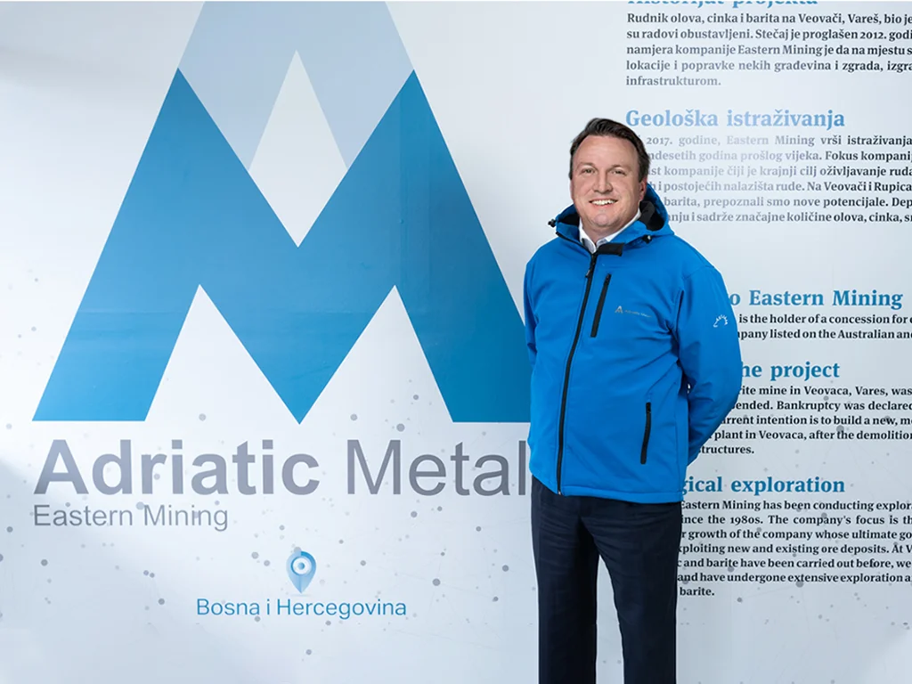 Adriatic Metals obezbijedio 102 miliona dolara za završetak rudnika srebra i cinka u Varešu