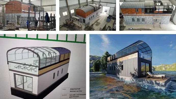 Bh. kompanije proizvele prvu kuću na vodi: Projekt za Evropu!